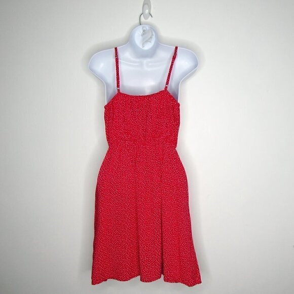 Hollister - Red/White Mini Dress - Small - Picture 6 of 8